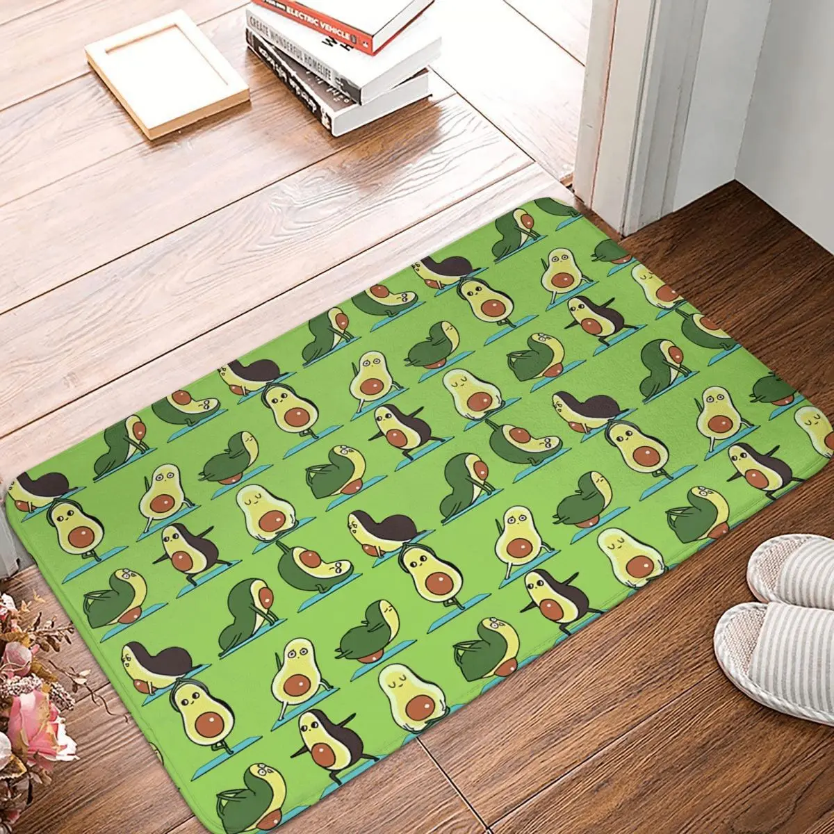 

Anti-Slip Doormat Living Room Mat Avocado Yoga Floor Carpet Entrance Door Rug Indoor Decor
