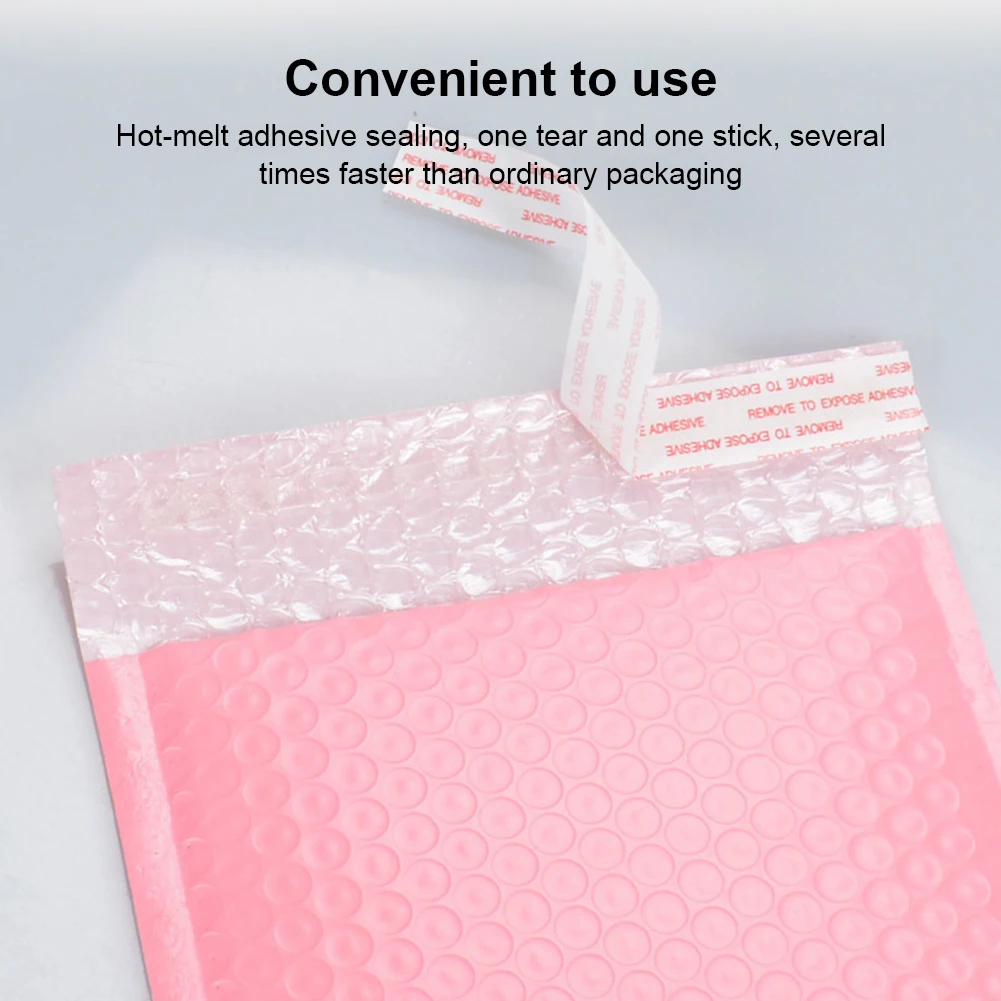 10/20 шт. Розовые Конверты из пузырчатой пленки мягкие конверты с пленкой