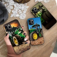 green j john truck deeres phone case for iphone 13 12 11 pro mini xs max 8 7 plus x se 2020 xr silicone soft cover