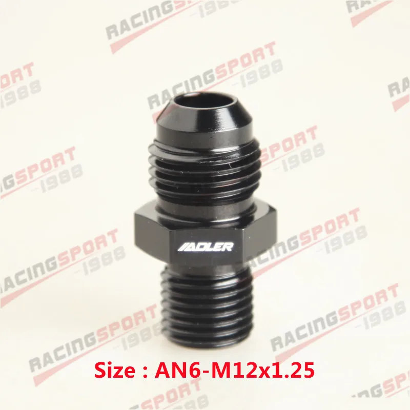 

ADLERSPEED AN4 AN6 AN8 к M6/M8/M10/M12/M14x1,5, прямой фитинг для топливного мазутного воздушного шланга, адаптер с наружной резьбой, автомобильные аксессуары