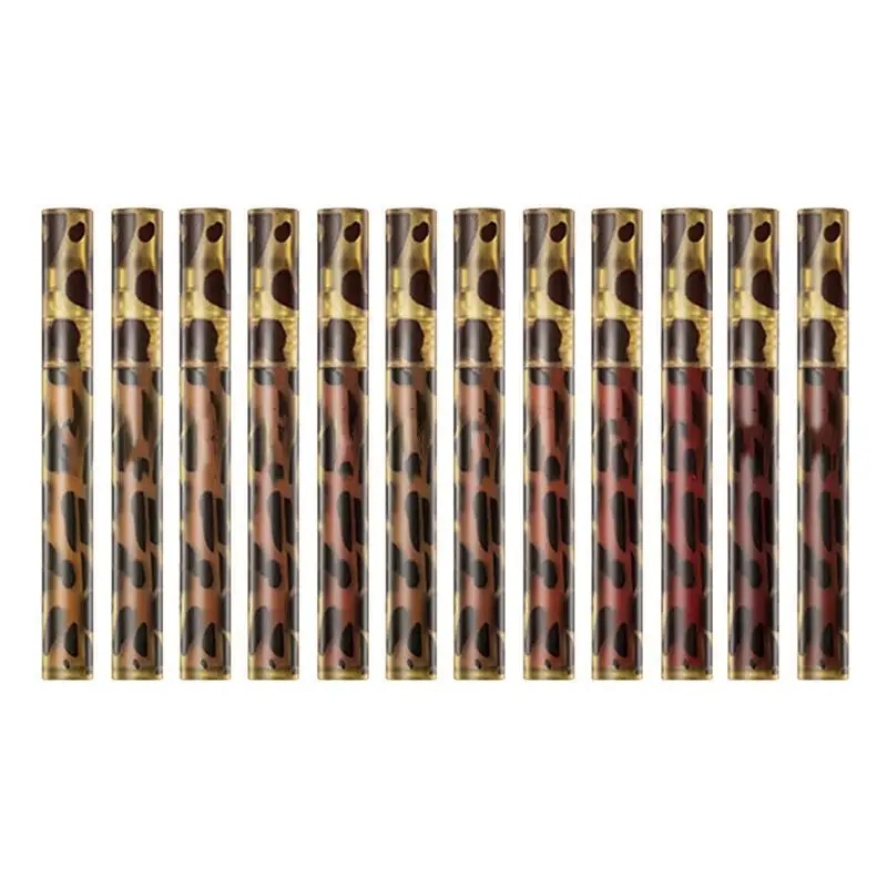 

Matte Lipstick Set 12 Pieces Lipstick Matte Liquid 12 Color Non-stick Cup High Pigmented Lipstick Matte Liquid Lipgloss Set For