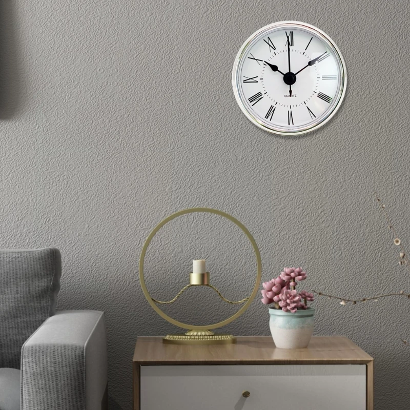 Вставка для кварцевых часов размером 2 8 дюйма/70 мм фиксированная резиновым