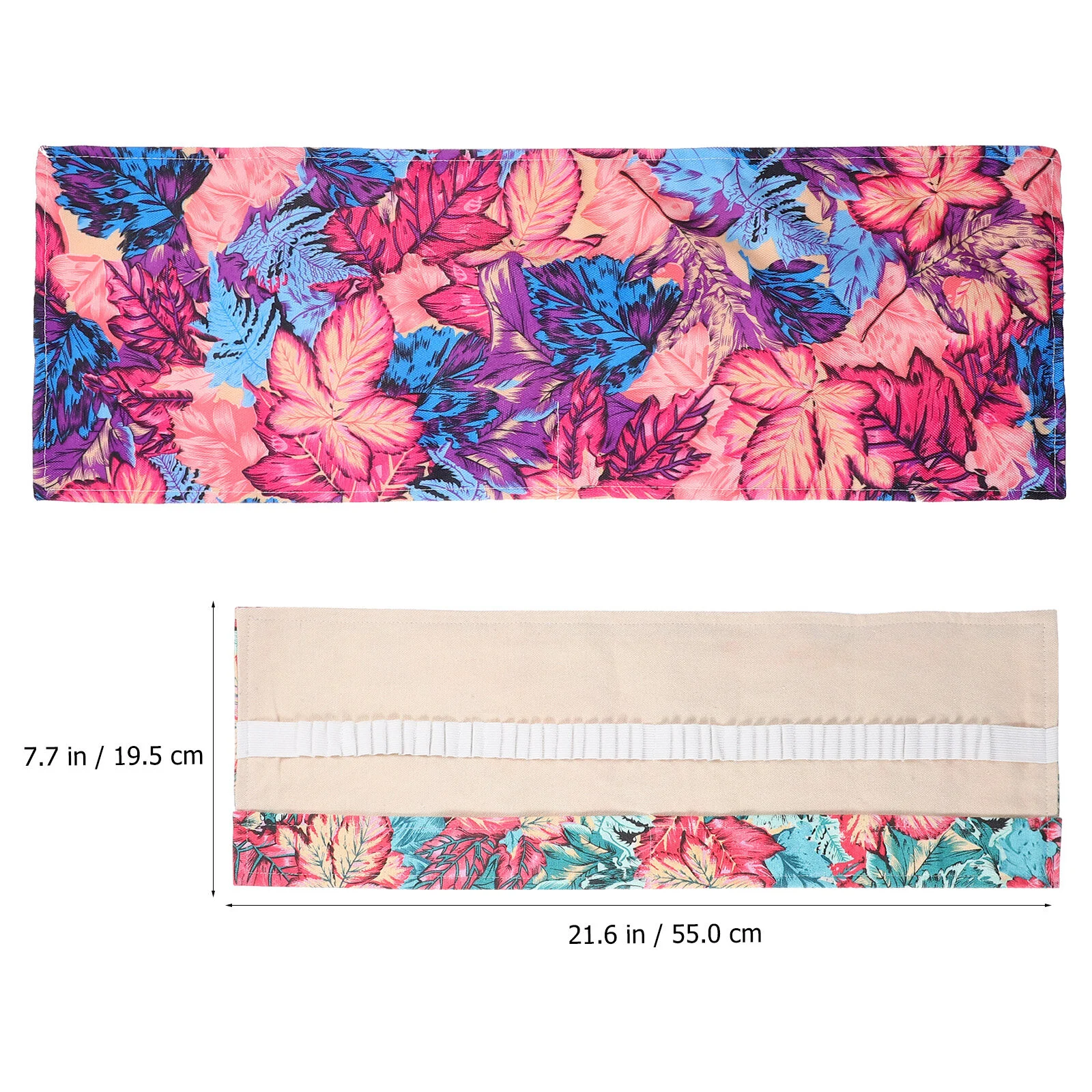 

2 Pcs Cartucheras Para Niños Roll-up Bags Wraps Pencils Case Canvas Men Women