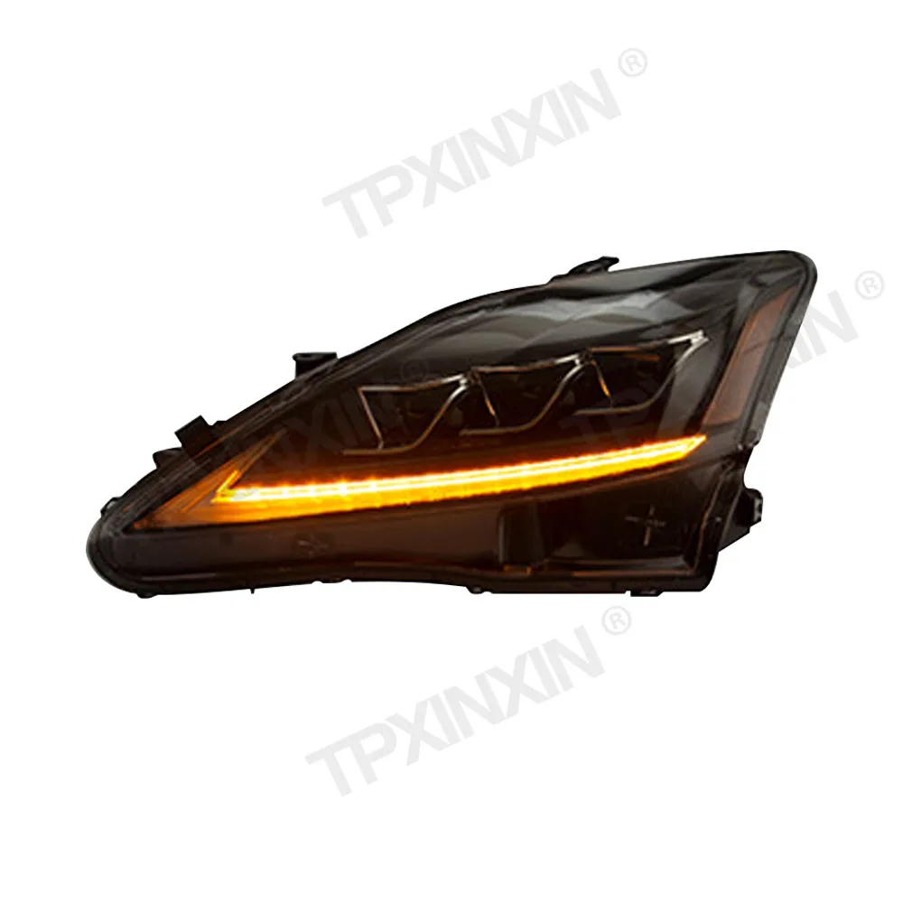 Headlamp Car Assembly For LEXUS IS250 Headlight IS350 IS300 2006-2012 IS220d/IS F Clear Lamplight With Moving Turn Signal