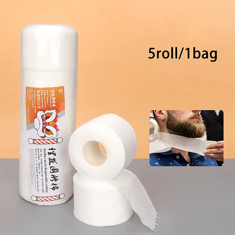 

5 рулонов, парикмахерский инструмент, одноразовый глушитель, бумажный прибор для волос, инструменты для парикмахерской, аксессуар для парикмахера