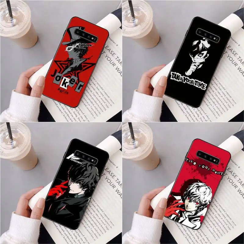 

Persona 5 Phone Case For Samsung Galaxy S7 Edge Plus S9 S20Plus S20ULTRA S10lite S225G S10 Case