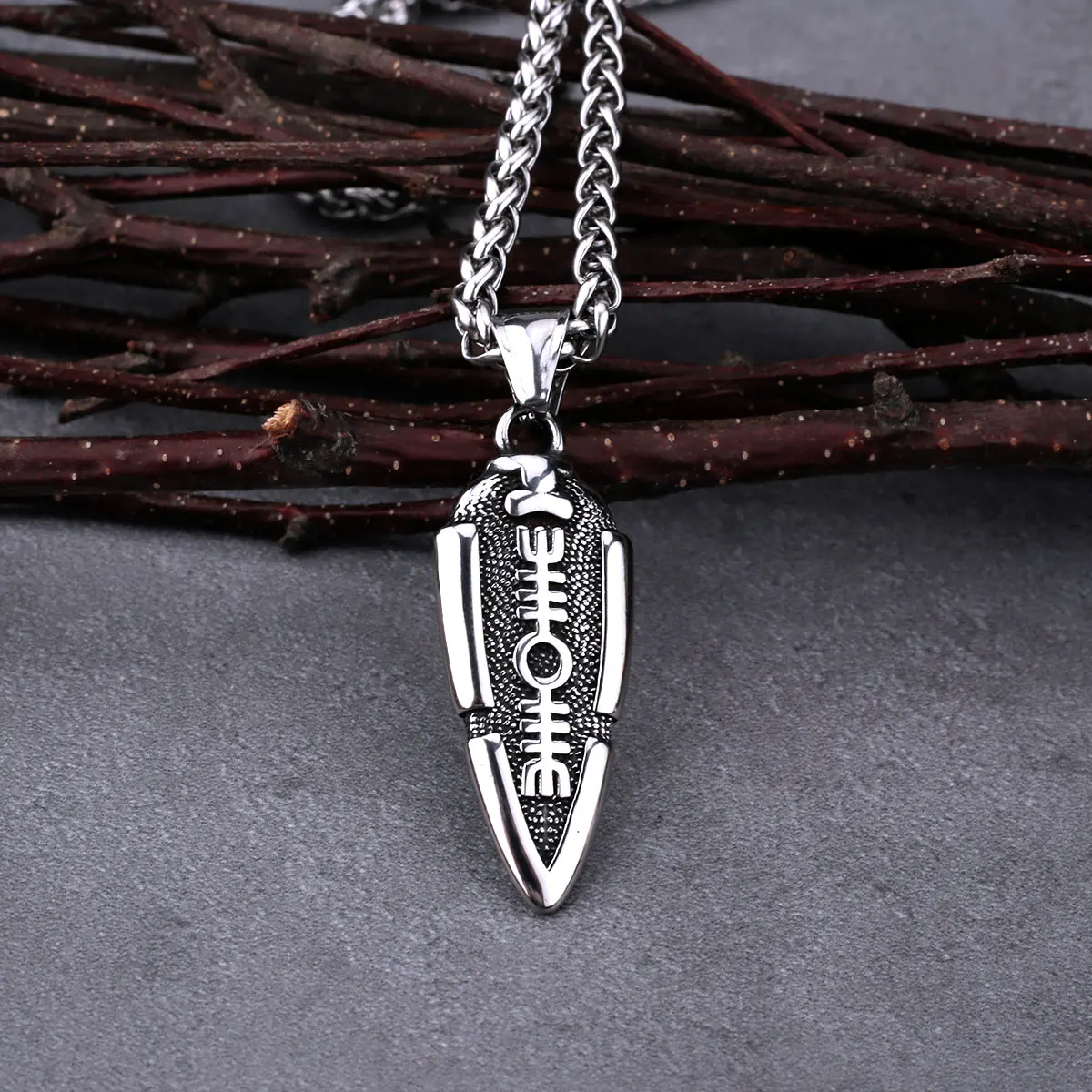 РУНИЧЕСКАЯ подвеска мужские из нержавеющей стали 316 с языческий амулет одином