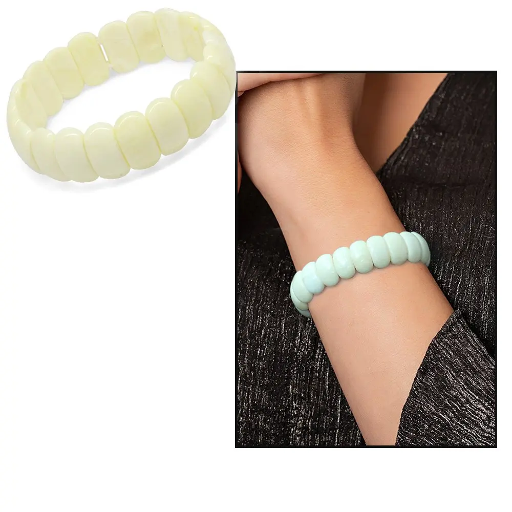 

Женский браслет Nipora из Бейрута янтаря белого цвета