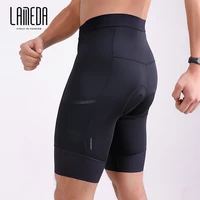 lameda black mens shorts for cycling with pads shockproof phone pocket gym mountain bike summer pants road mtb cyclist clothing