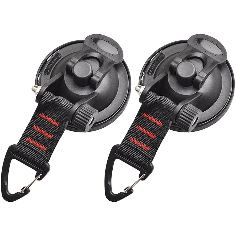

2 Pcs Tent Fixing Hook Camping Supplies Outdoor Suction Cup Hooks Heavy Duty Accessories Automotive Accessories Cups