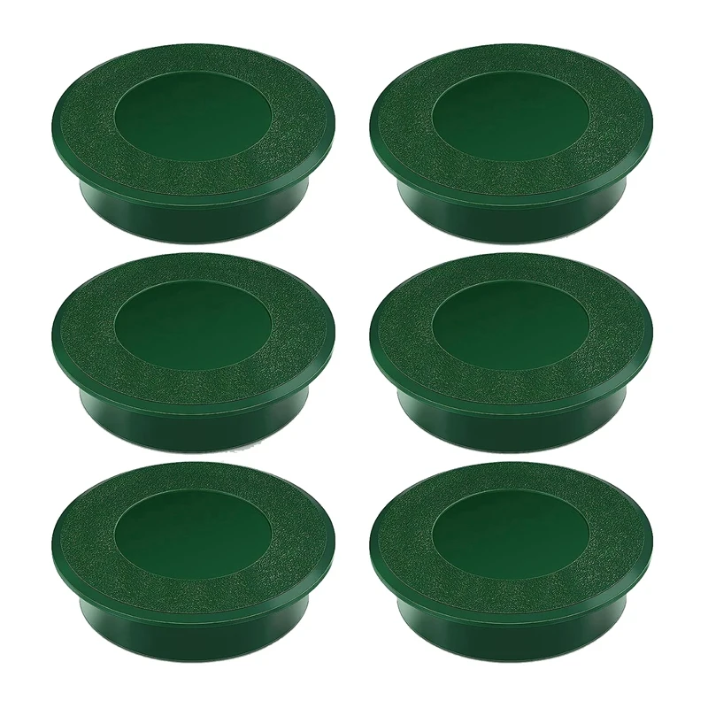 

6 PCS Golf Cup Cover Golf Hole Putting Green Cup Green For Garden Backyard Outdoor Activities
