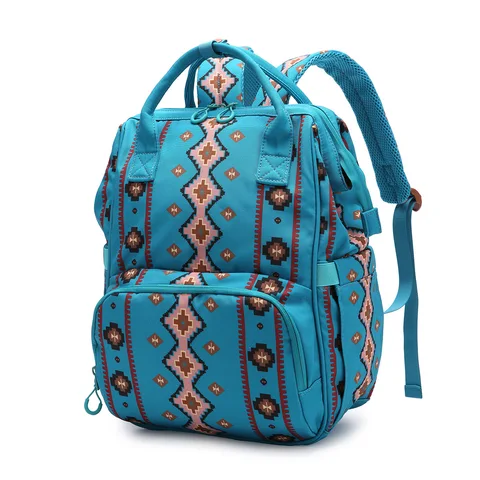 Ретро богемная ацтекская сумка в этническом стиле для мамы, сумка для подгузников, сумка через плечо, многофункциональная Детская сумка