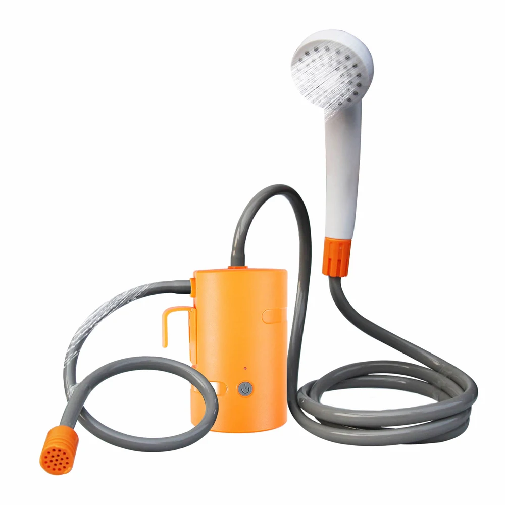 

Portable Camping Shower Outdoor Electric Shower Pump Rechargeable Shower Large Capacity Bucket Hiking Watering Pet Cleaning