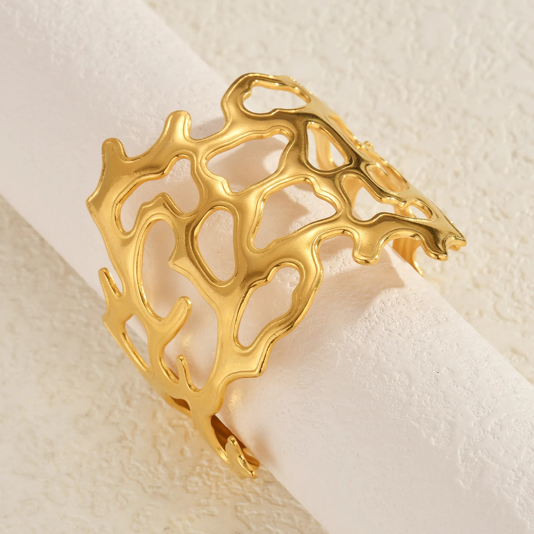 Freeteem преувеличенные массивные ветки из нержавеющей стали широкие