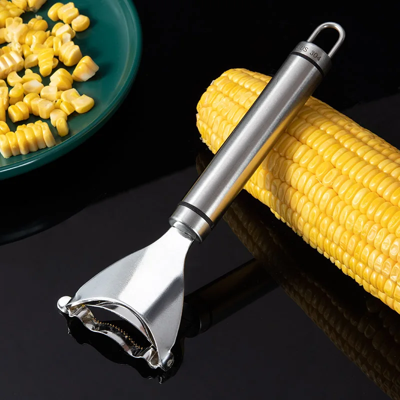 Kitchen 304 Stainless Steel Corn Planer Peeler Fruit & Vegetable Tools Stripper Manual Corn Kernel Peeler