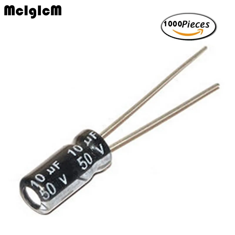 1000 шт. 0 1 мкФ 22 33 мкф 2 3 4 7 50 в 63 100 5*11 алюминиевый электролитический конденсатор