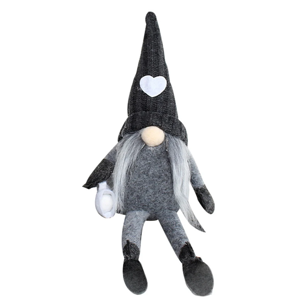 

Christmas Gnome Dwarf Halloween Knit Doll Ornaments Home Merry Party Tabletop Decorations Christmas Gift For Kids Holiday Decor