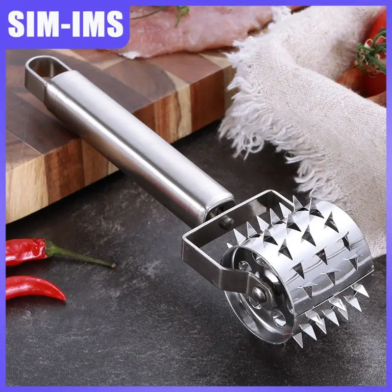 

304 Stainless Steel Loose Meat Hammer Steak Pounder Meat Tenderizer Mallet Kitchen Chicken Beef Hammer Poultry Tools Accessories