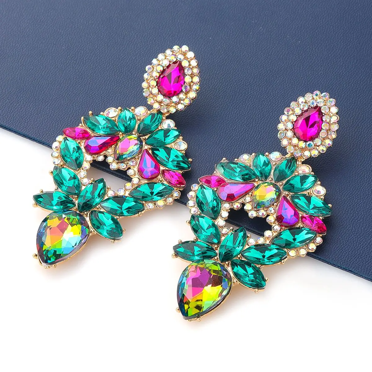 

Classic Fashion Round Dangle Earrings For Women Boho Charm Vintage Modern Female Exquisite Luxury Jewelry Party