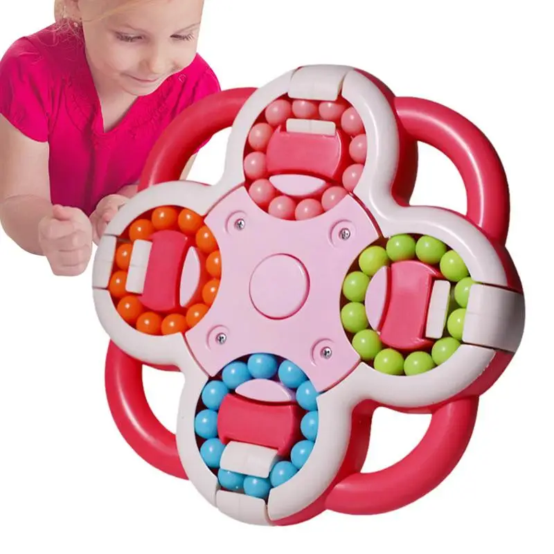 

Rotating Magic Bean Toys Spinning Finger Cube Educational Toys Gifts For Kids On Birthdays Children's Day School Season