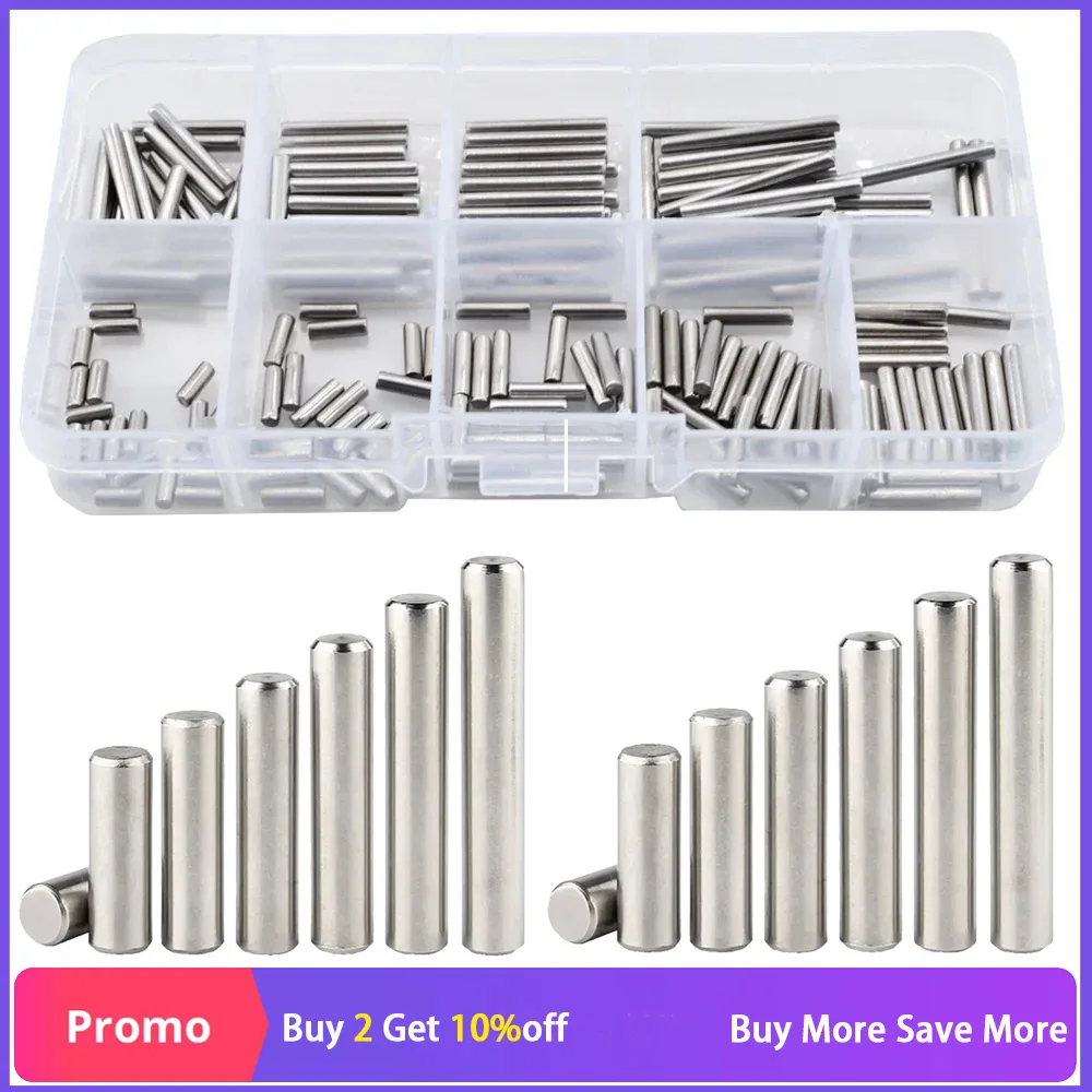 

Cylindrical Pin M1 M1.5 M2.5 M3 M4 M5 M6 M8 Locating Dowel Pin Set 304 Stainless Steel Fixed Lock Shaft Fixing Metal Solid Rod
