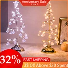 Рождественская подсветка s, Хрустальный сказочный ночник, Рождественский светильник, Рождественский Декор, светодиодная лампа для спальни, украшение для вечеринки, подарок, Новогодняя лампа