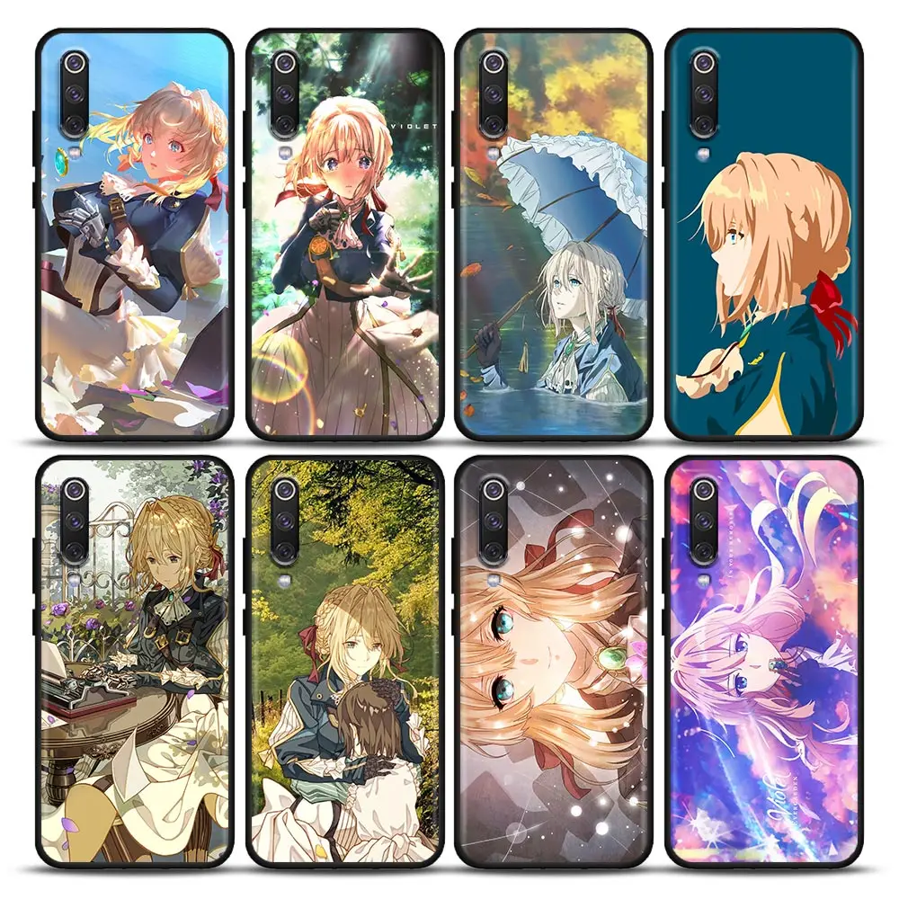 

Violet Evergarden Girl Anime Silicone Soft Case For Xiaomi Mi 9 9se 8 10 10T A2 Lite 10S 9T CC9 Note 10 Pro 9Lite Cover Funda