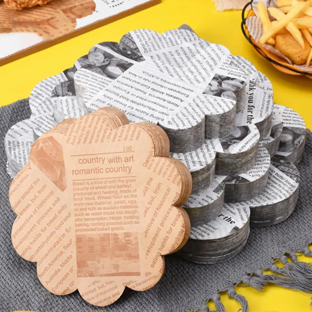 

500 Sheets Baking Papers Heat-resistant Anti-scorch Food Grade Grease-proof Disposable Oven Cooking Fryer Liners Kitchen Supplie