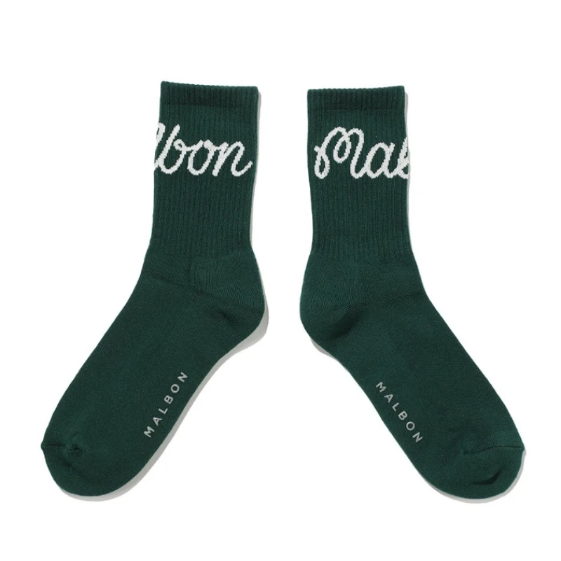 New Golf Socks Cotton Socks Alphabet Golf Socks