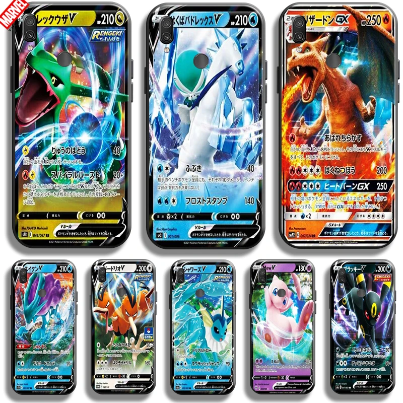 

Anime Pokemon Cards Pikachu For Xiaomi Redmi Note 7 7S Pro Redmi 7 7A Phone Case Carcasa Coque Back Liquid Silicon