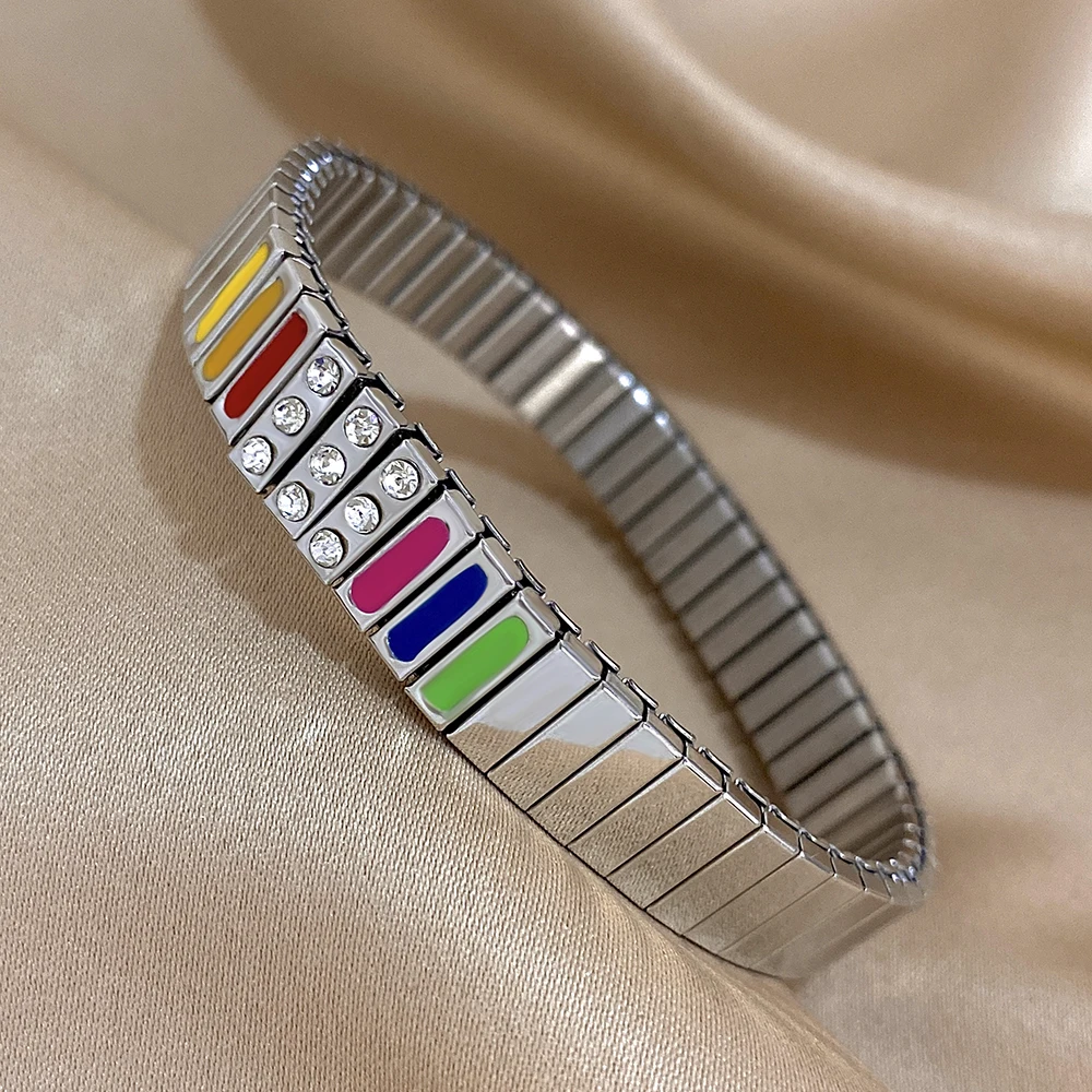 Большая цветная картина маслом и бриллиантами мужской женский браслет