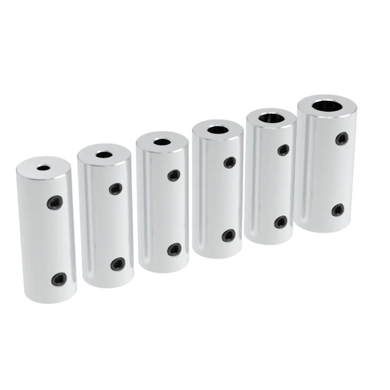 

D10L26mm 2mm/2.3mm/3mm/3.17mm/4mm/5mm/6mm Motor Shaft Aluminum Alloy Coupling Rc Car Boat Metal Drive Shaft Connector Coupler