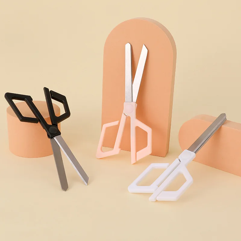 Simple and Creative Design Scissors Student Small Scissors Office Account Cutting Stationery Paper Scissors