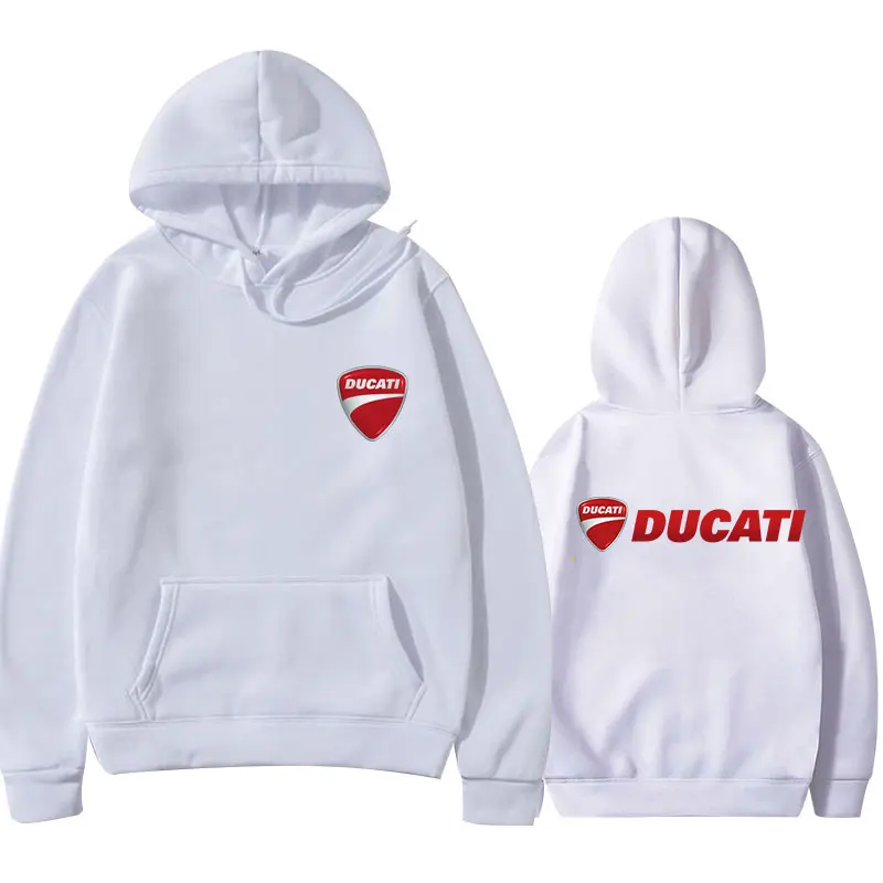 Фото Мужская и женская одежда 2026: толстовки и свитшоты DUCATI для мотоциклистов, спортивная одежда для активного отдыха, велоспорта, мотогонок, всесезонные фанатские комплекты №5