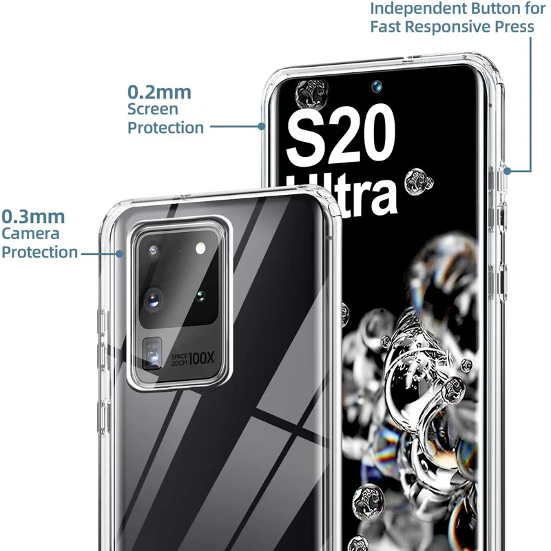 360 Защитный Прозрачный чехол для телефона Samsung Galaxy S22 Ultra S21 FE S20 Plus S8 S9 S10 Note 20 Ультра