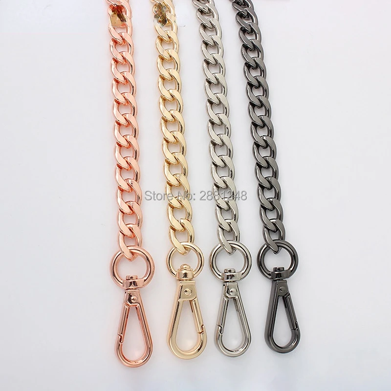 Metal Bag Chains 12mm DIY Detachable Replacement Purse Chain Bag Belts Straps for Handbags Handle Accessories Shoulder Crossbody