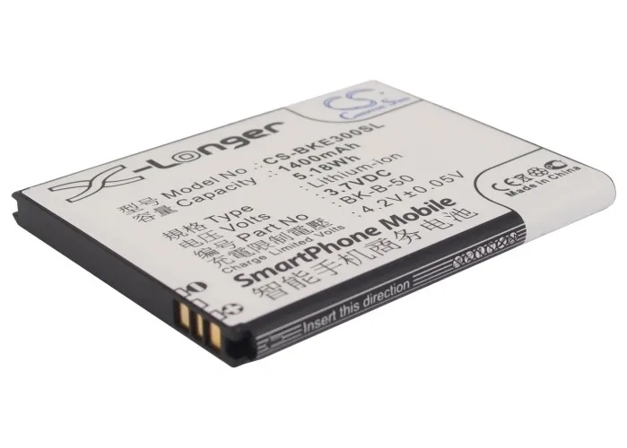 Аккумулятор CS 1400 мА · ч/5,18 Вт · ч, для BBK VIVO E3,VIVO E3t,VIVO S11,VIVO S11t,VIVO S12,VIVO S12t,VIVO S9,VIVO S9T BK-B-50