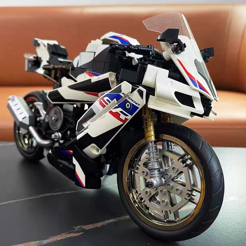 

City S1000TT Motorcycle Model Building Blocks Speed Motorbike Vehicle Bricks Set Toys For Kid Birthday Gift MOC Technical