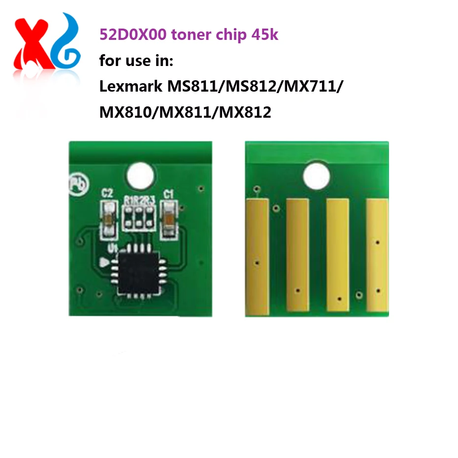Чип для картриджа с тонером MS811dn MS711 принтера Lexmark MS811 MS810 MS812 MX710 MX711 MX810 MX811 MX812 чипы