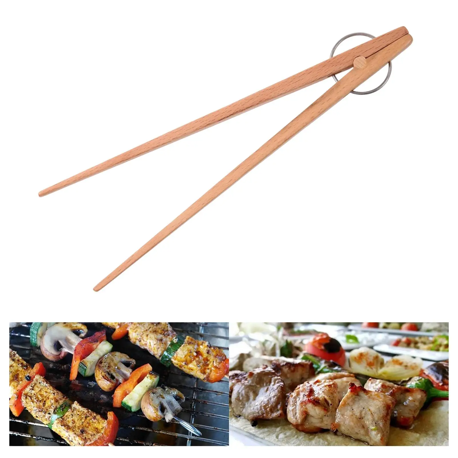 

Wood Pastry Clamp Buffet Clip Kitchen Tools Utensils Bread Clip Kitchenware Food Clips for Home Barbecue Baking Picnic Party