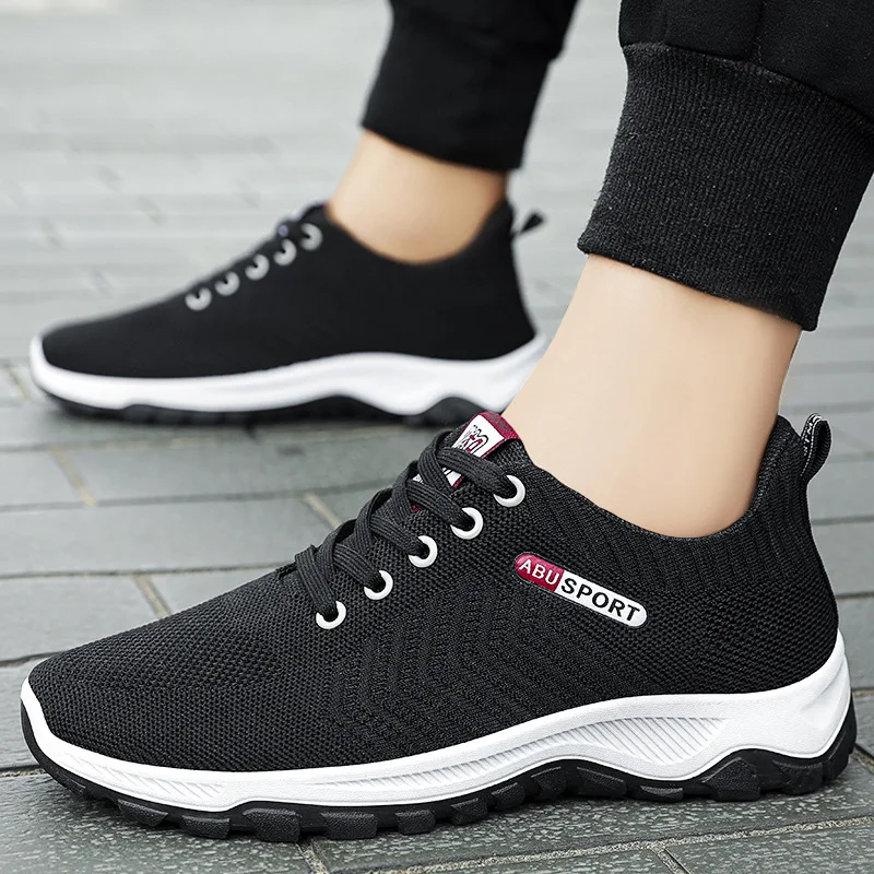 

New Fashion Trend Male Sports Breathable Casual Soft Sole Spring Leisure Comfortable Walking Running Men's Shoes