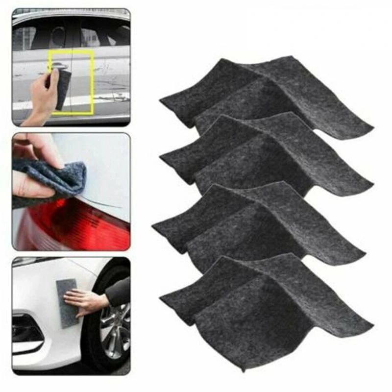 

4Pcs Nano Car Scratch Repair Cloth Nano Sparkling Cloth Car Scratch Remover Cloth Scratch Car Accessories