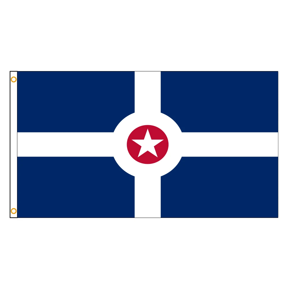 Флаг США Индианаполис 3 Х5 футов 90 х150 см |