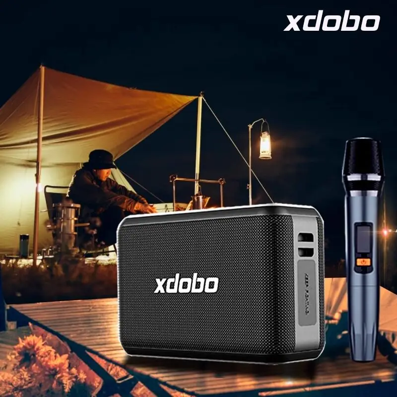 Фото Для Bluetooth-колонки XDOBO X8 PRO, портативного уличного сабвуфера мощностью 120 Вт с двумя микрофонами и функцией TWS для караоке-вечеринок. №2