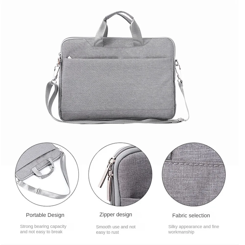 

Zipper Tablet Case Multilayer Anti Drop Computer Bag Breathable Durable And Sturdy Computer Inner Storage Bag Oxford Cloth