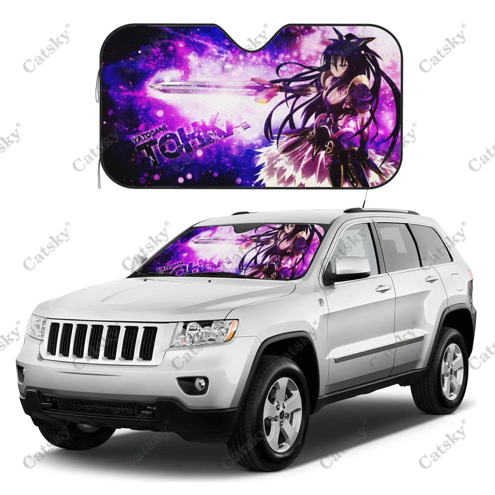 

Автомобильные аксессуары для лобового стекла с аниме свиданием и прямой трансляцией, складной солнцезащитный козырек, защита от солнца, солнцезащитные блоки, защита от УФ-лучей, солнцезащитный козырек