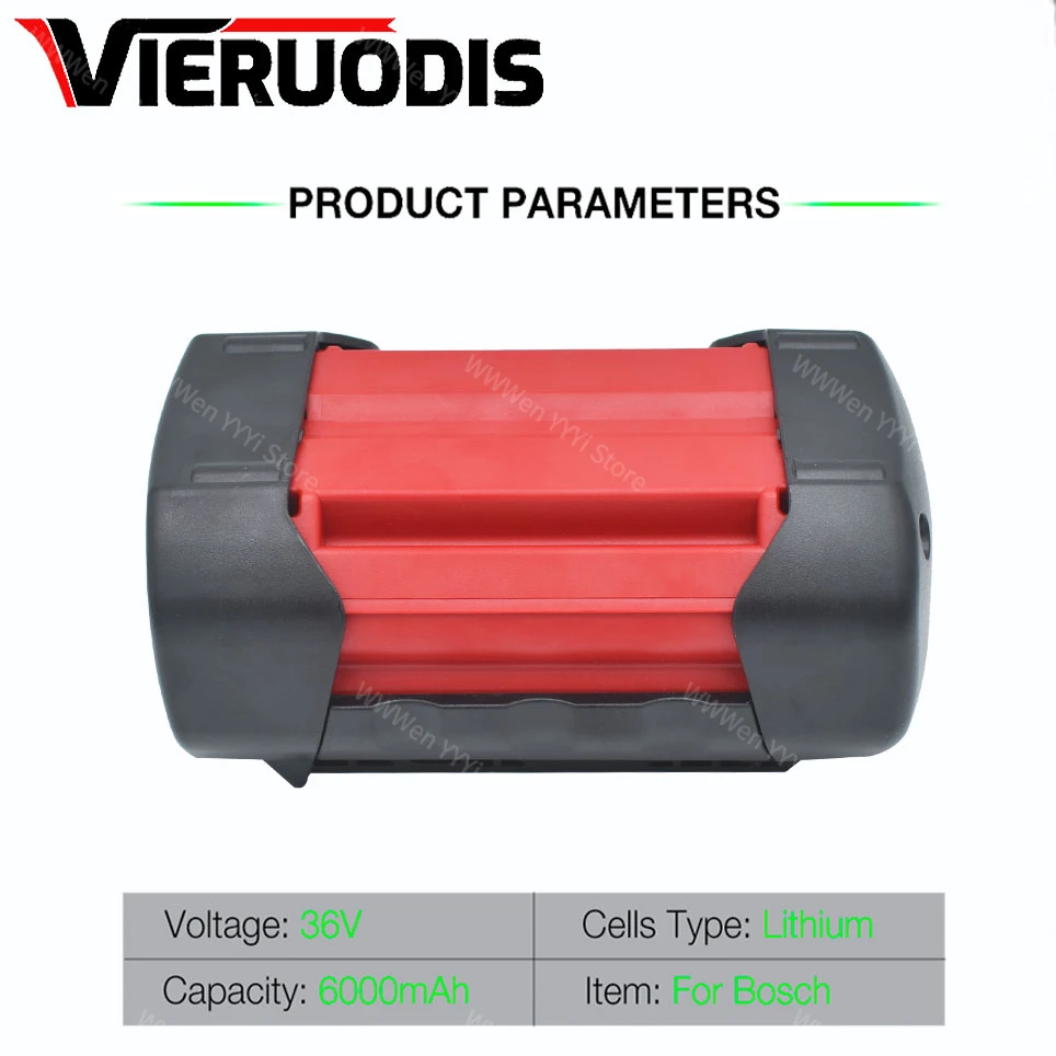 Литий-ионный аккумулятор для Bosch 36 В 2607336003 Ач/2607336108 Ач BAT810 BAT840