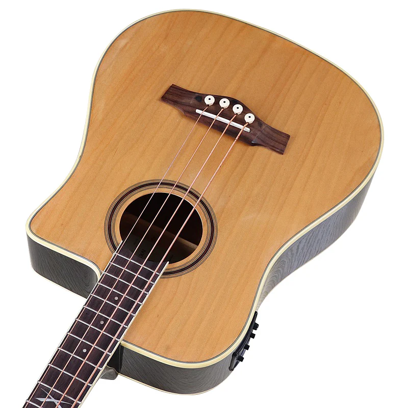 Бас-гитара из липы с блестящей отделкой 4 струны 43 дюйма |