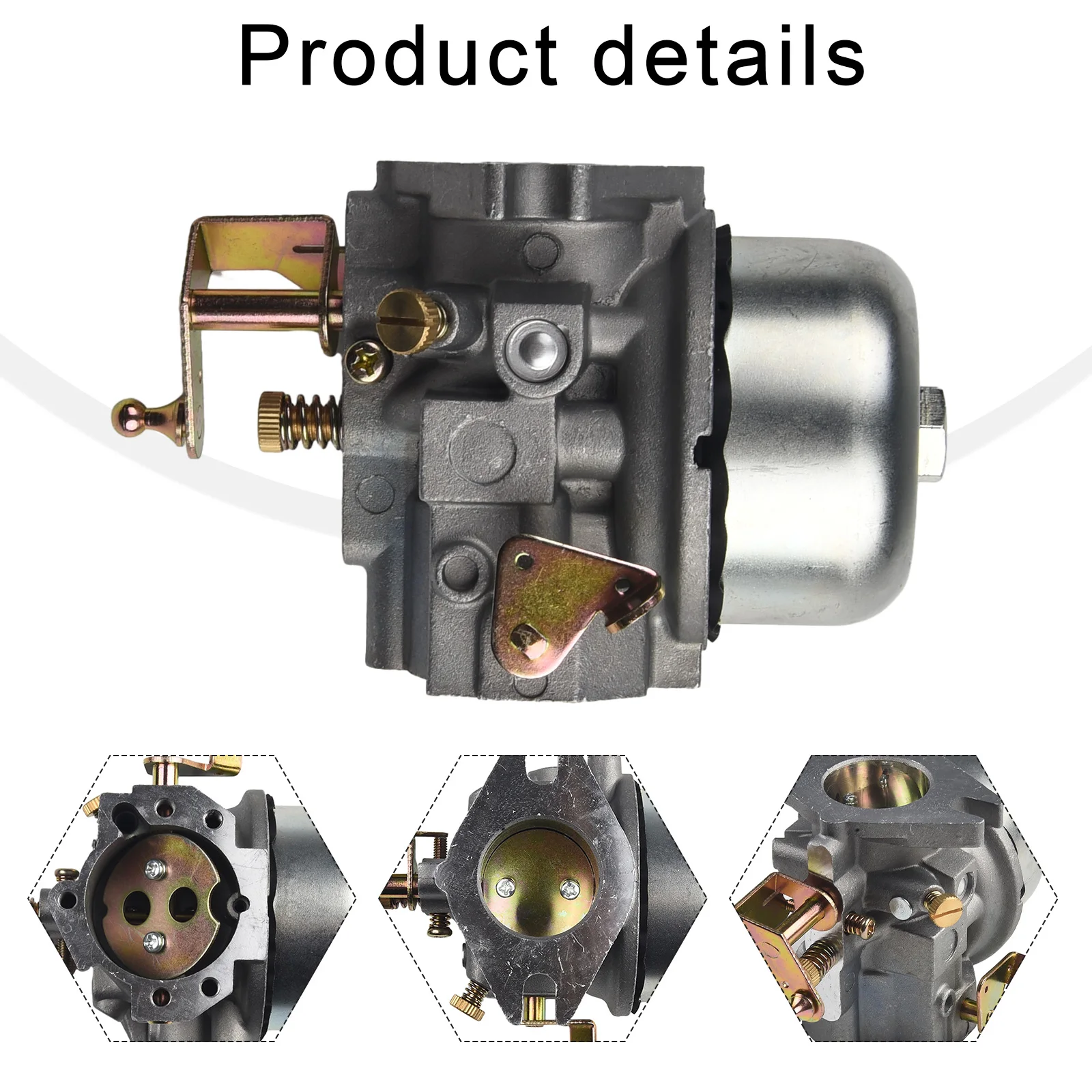 

Engine Carburetor Carburetor Cast Iron Engine Carb For Kohler Garden Tool K321 Lawn Mowers 90 Degree Fuel Fitting