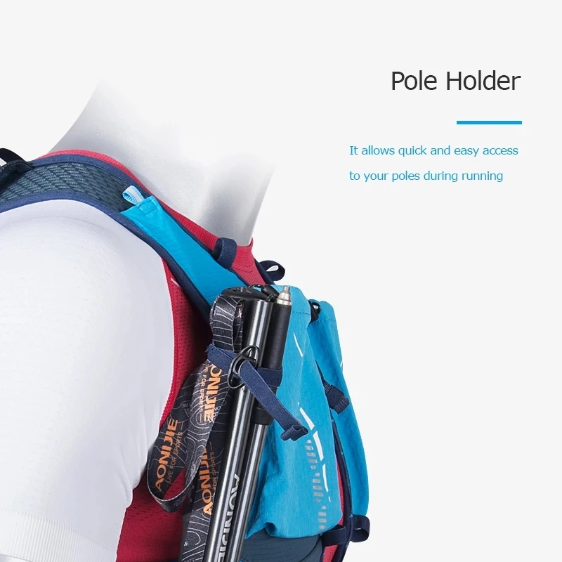 AONIJIE 10L Running Hydration Vest Backpack Men Women Outdoor Sports Bags Trail Marathon Jogging Hiking Backpack With Water Bag